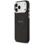 Husă Guess Hardcase Classic Logo MagSafe pentru iPhone 17 Pro Max – negru — imagine 3