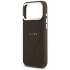 Husă Guess Hardcase Classic Logo MagSafe pentru iPhone 17 Pro Max – maro — imagine 6