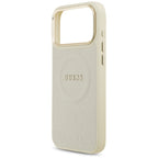 Husă Guess Peony Hot Stamp MagSafe pentru iPhone 17 Pro Max – bej — imagine 6