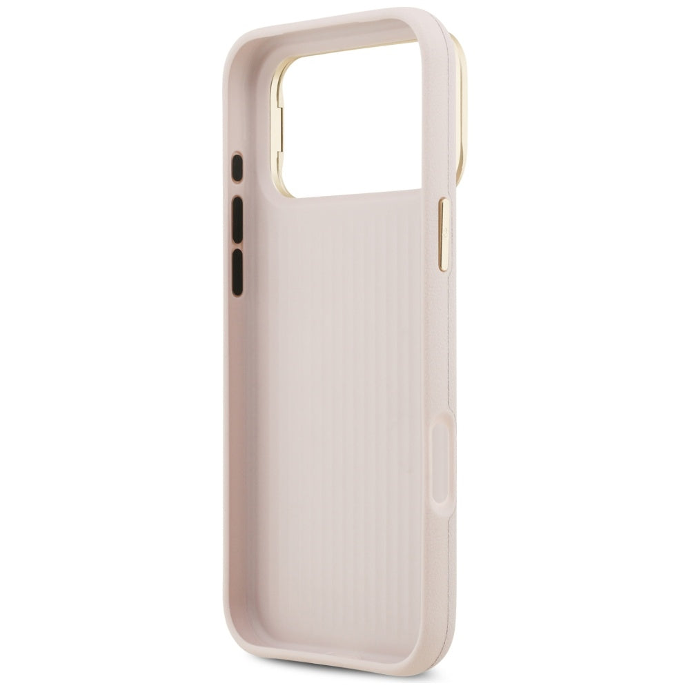 Husă Guess Grained Big 4G Stand Camera pentru iPhone 17 Pro Max – roz — imagine 5