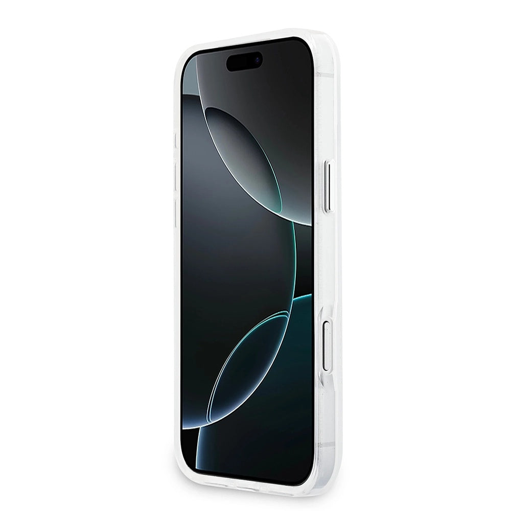 Husă Guess IML Gradient Triangle Logo MagSafe pentru iPhone 17 Pro Max – transparent — imagine 6
