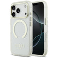 Husă Guess Metal Outline MagSafe pentru iPhone 17 Pro Max – auriu (GUHMP17XHTRMD) — imagine 1