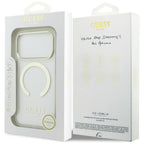 Husă Guess Metal Outline MagSafe pentru iPhone 17 Pro Max – auriu (GUHMP17XHTRMD) — imagine 7