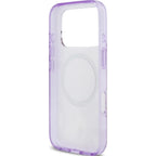 Husă Guess IML Flower & Tonal Circle MagSafe pentru iPhone 17 Pro Max – mov — imagine 7