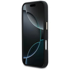 Husă Guess Hardcase Resin Logo pentru iPhone 17 Pro Max – negru — imagine 5