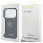 Husă Guess Hardcase Resin Logo pentru iPhone 17 Pro Max – negru — imagine 7