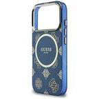 Husă Guess IML Peony Dot MagSafe pentru iPhone 17 Pro Max – albastru — imagine 2