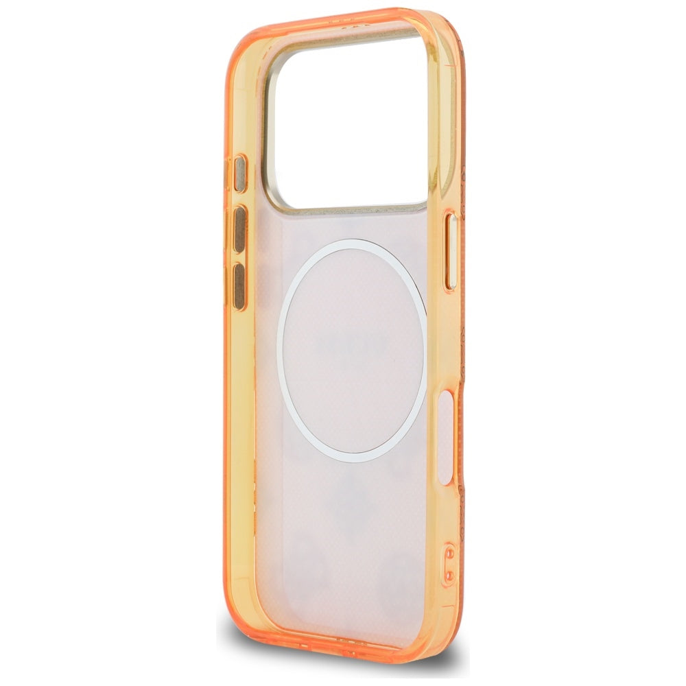 Husă Guess IML Peony Dot MagSafe pentru iPhone 17 Pro Max – portocaliu — imagine 6