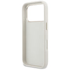 Husă Guess Hardcase Resin Logo pentru iPhone 17 Pro Max – bej — imagine 3