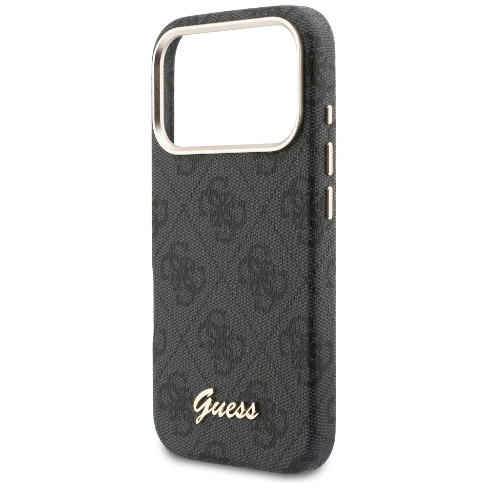 Husă Guess 4G Script MagSafe pentru iPhone 17 Pro Max – negru — imagine 2