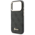 Husă Guess 4G Script MagSafe pentru iPhone 17 Pro Max – negru — imagine 2