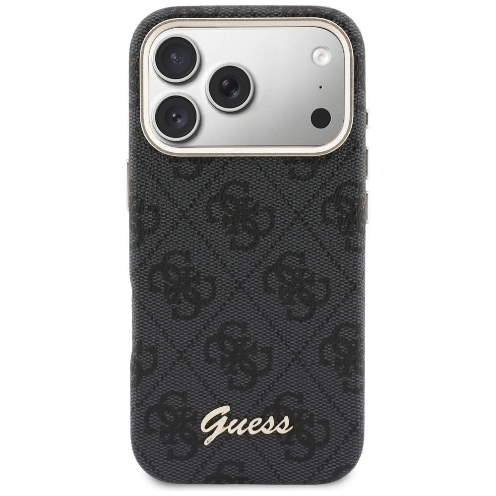 Husă Guess 4G Script MagSafe pentru iPhone 17 Pro Max – negru — imagine 6