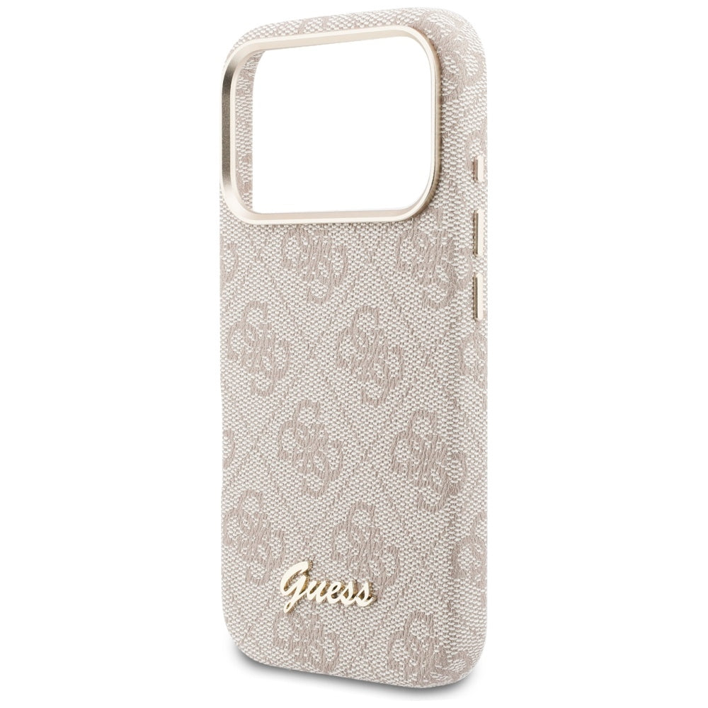 Husă Guess 4G Script MagSafe pentru iPhone 17 Pro Max – roz — imagine 5