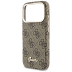 Husă Guess 4G Script MagSafe pentru iPhone 17 Pro Max – maro — imagine 3