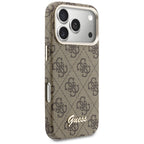 Husă Guess 4G Script MagSafe pentru iPhone 17 Pro Max – maro — imagine 6