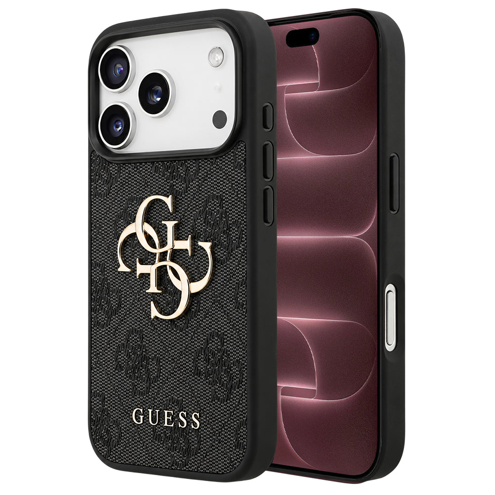 Husă Guess Hardcase 4G Big Logo pentru iPhone 17 Pro Max – negru (GUHCP18X4GMGGR) — imagine 1