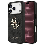 Husă Guess Hardcase 4G Big Logo pentru iPhone 17 Pro Max – negru (GUHCP18X4GMGGR) — imagine 1