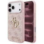Husă Guess Hardcase 4G Big Logo pentru iPhone 17 Pro Max – roz (GUHCP18X4GMGPI) — imagine 1