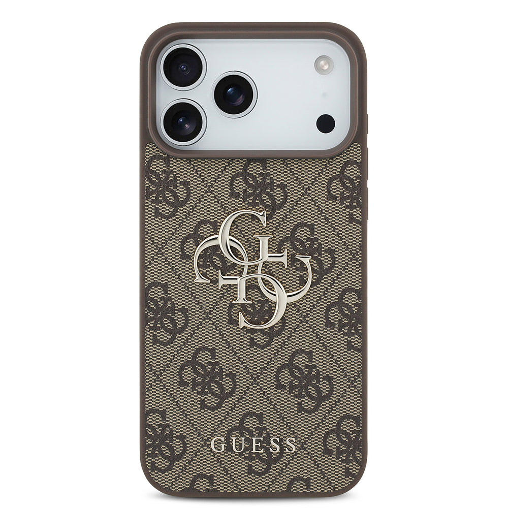 Husă Guess Hardcase 4G Big Logo pentru iPhone 17 Pro Max – maro (GUHCP18X4GMGBR) — imagine 2