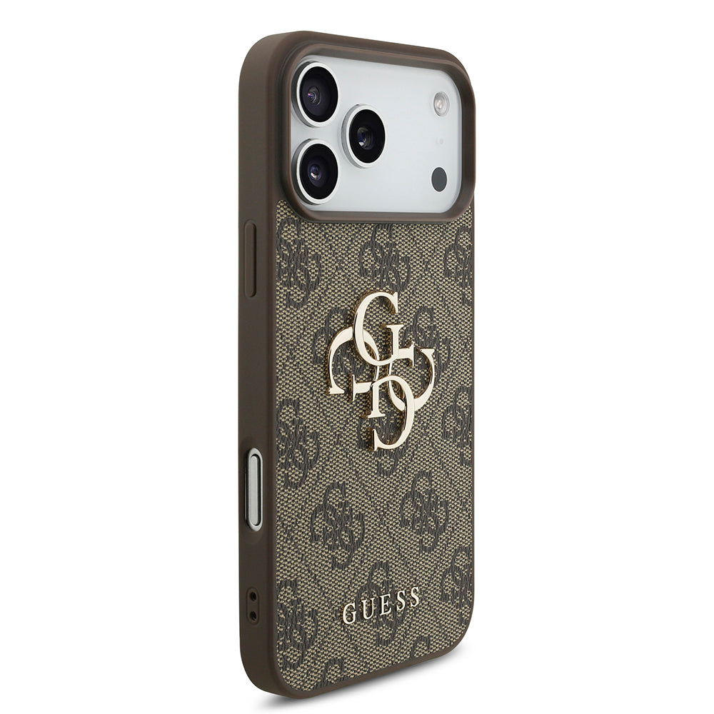 Husă Guess Hardcase 4G Big Logo pentru iPhone 17 Pro Max – maro (GUHCP18X4GMGBR) — imagine 3