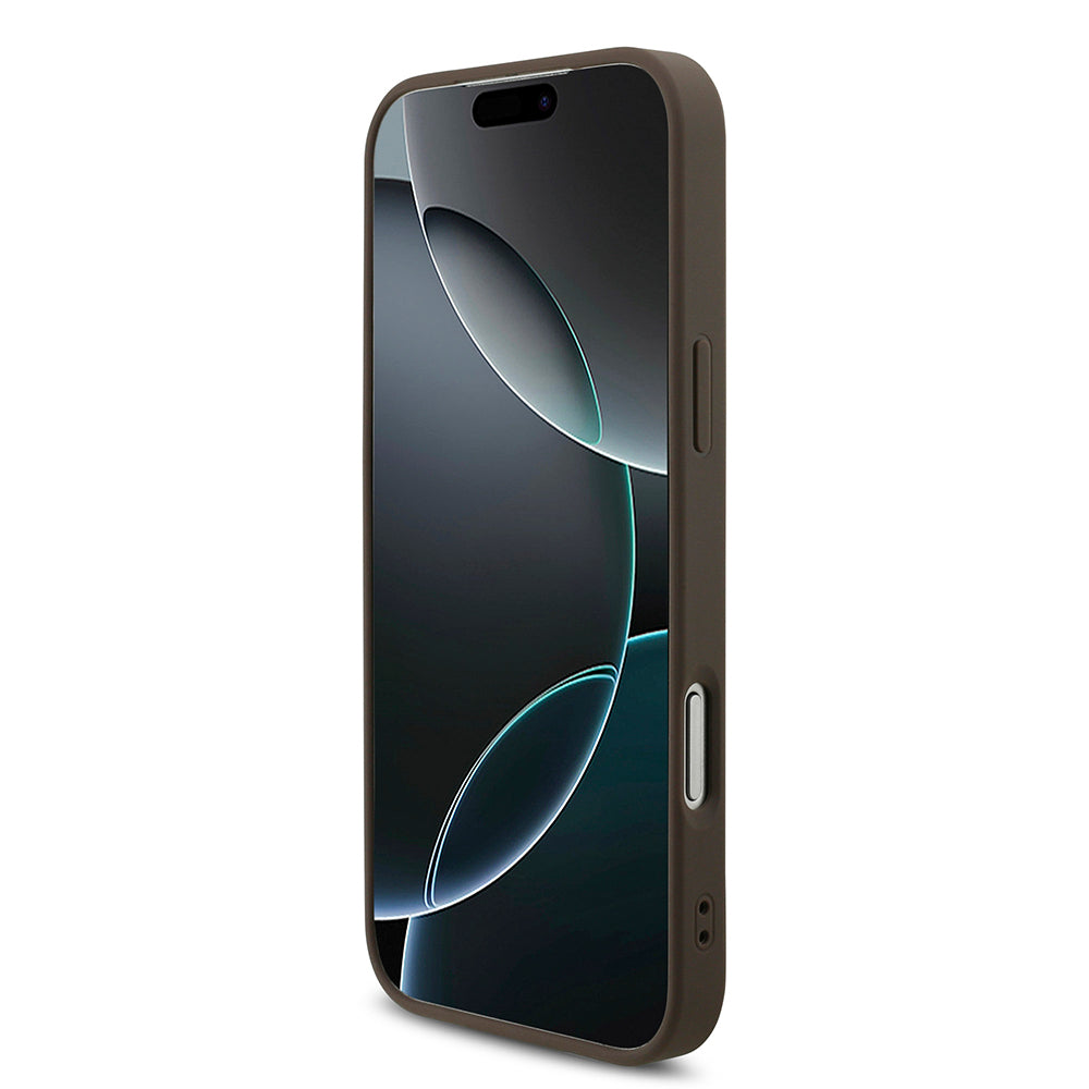 Husă Guess Hardcase 4G Big Logo pentru iPhone 17 Pro Max – maro (GUHCP18X4GMGBR) — imagine 4