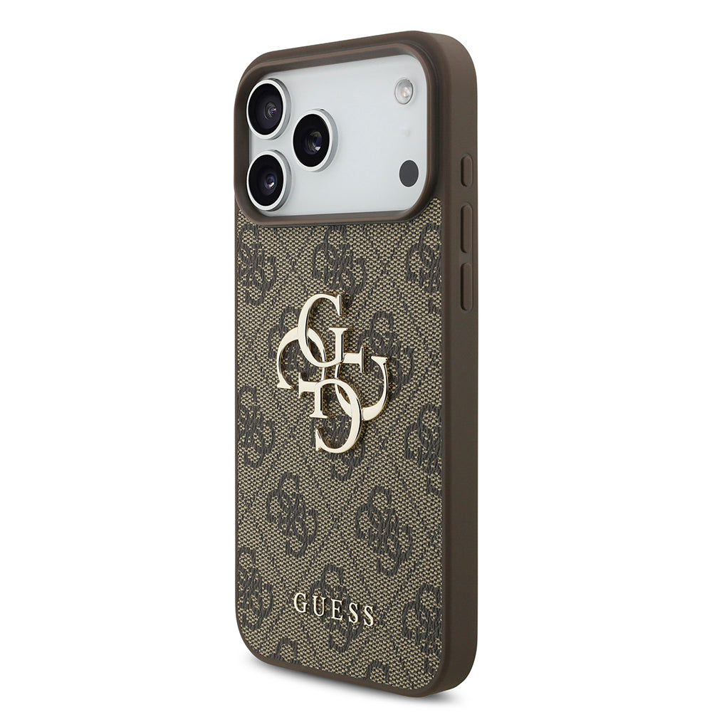 Husă Guess Hardcase 4G Big Logo pentru iPhone 17 Pro Max – maro (GUHCP18X4GMGBR) — imagine 5