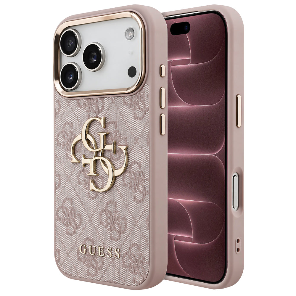 Husă Guess Hardcase 4G Big Classic Logo pentru iPhone 17 Pro Max – roz — imagine 1