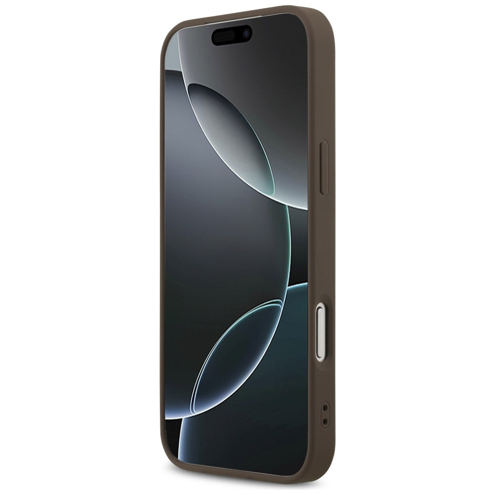 Husă Guess Hardcase 4G Classic Logo pentru iPhone 17 Pro Max – maro — imagine 4