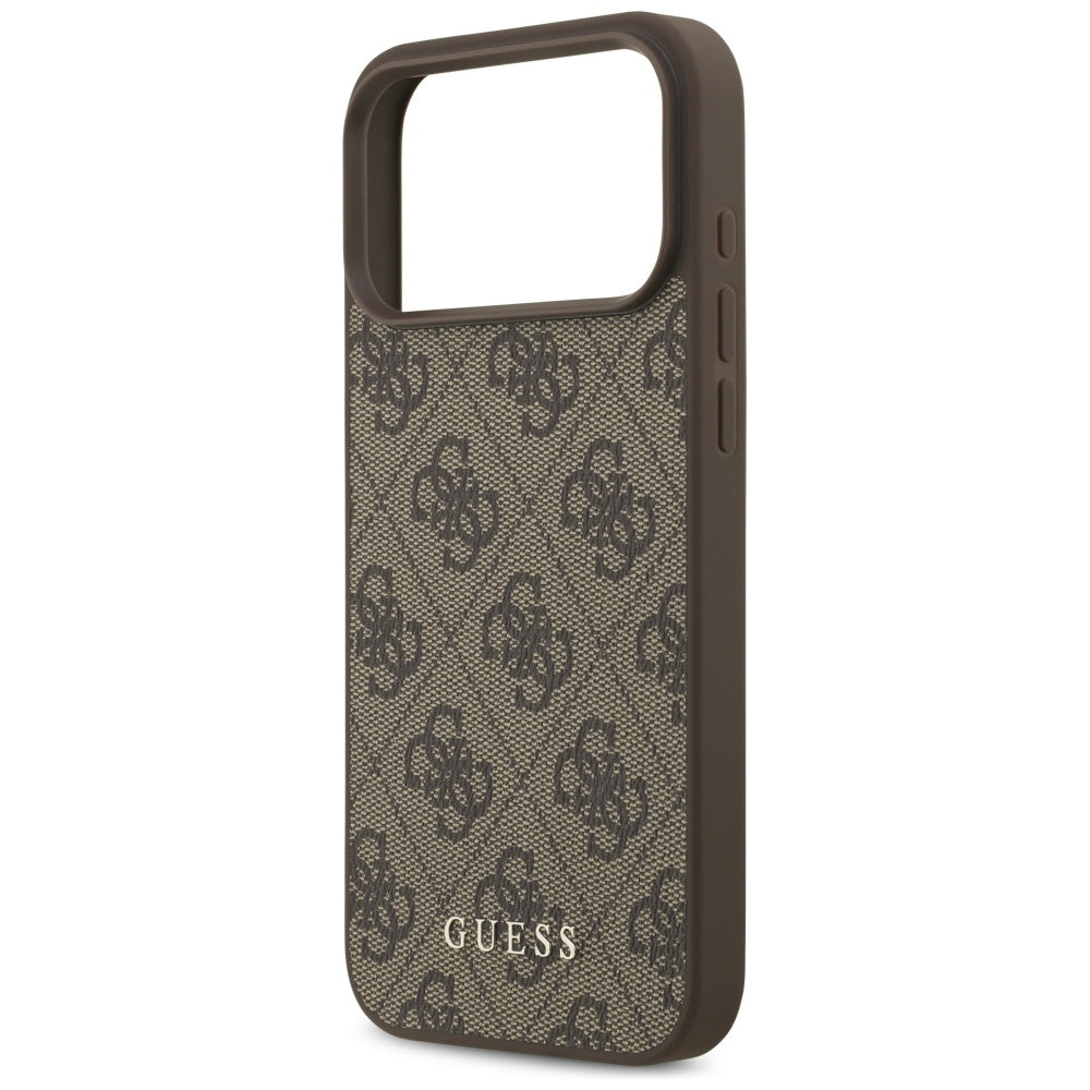 Husă Guess Hardcase 4G Classic Logo pentru iPhone 17 Pro Max – maro — imagine 5