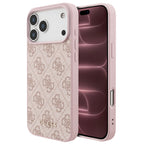 Husă Guess Hardcase 4G Classic Logo pentru iPhone 17 Pro Max – roz — imagine 1