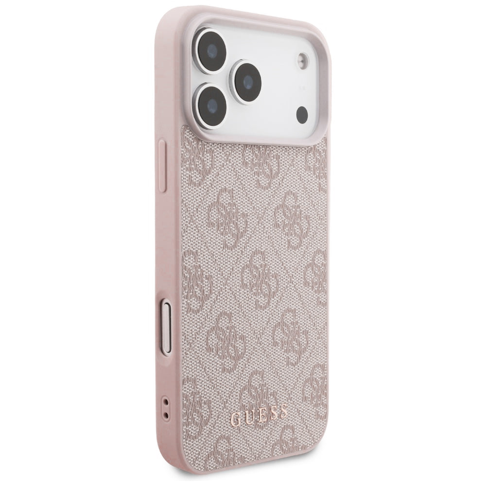 Husă Guess Hardcase 4G Classic Logo pentru iPhone 17 Pro Max – roz — imagine 4