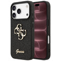 Husă Guess Fixed Glitter Big 4G pentru iPhone 17 Pro Max – negru (GUHCP18XHG4SGK) — imagine 1