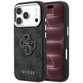 Husă Guess Hardcase 4G Big Resin Logo pentru iPhone 17 Pro Max – negru — imagine 1
