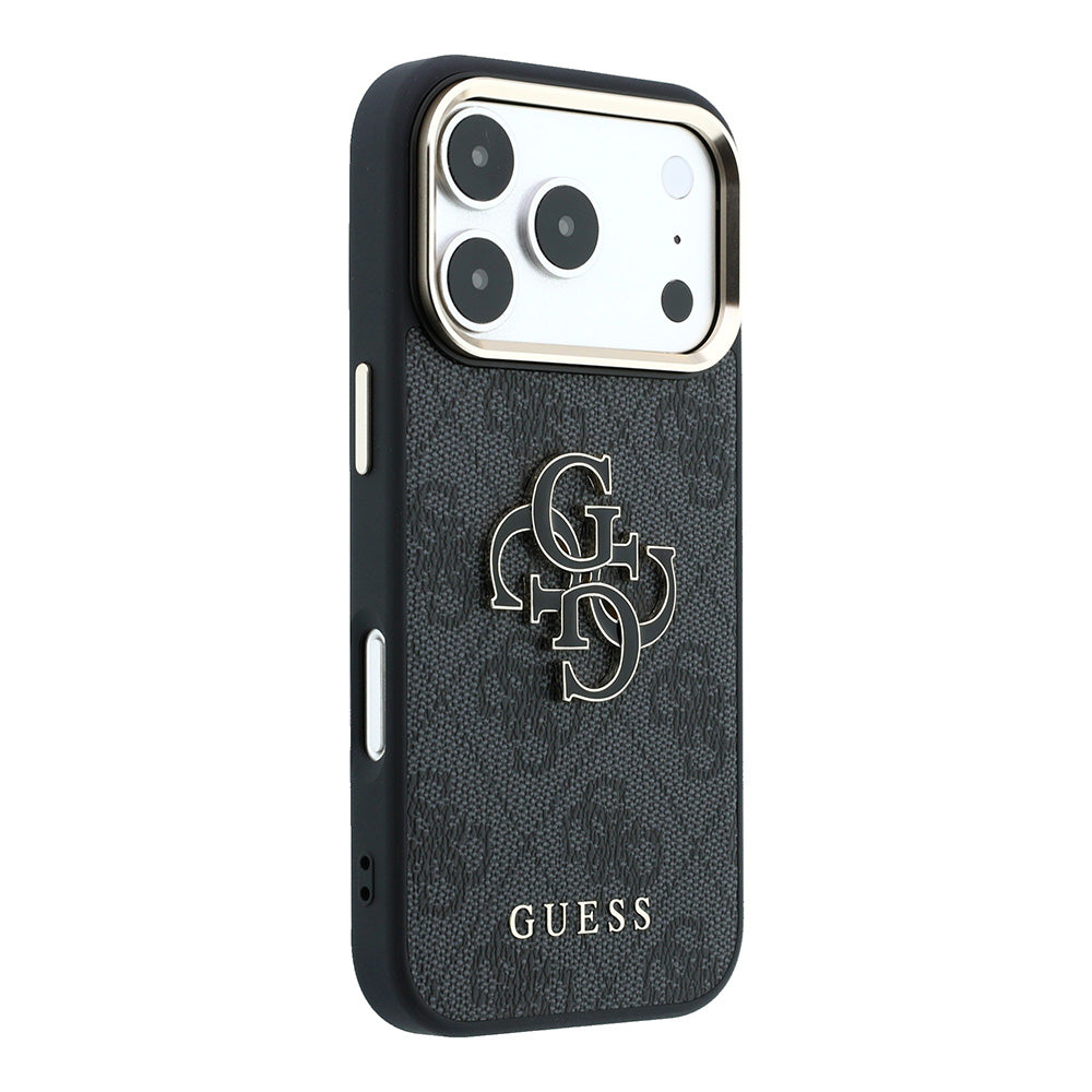 Husă Guess Hardcase 4G Big Resin Logo pentru iPhone 17 Pro Max – negru — imagine 3