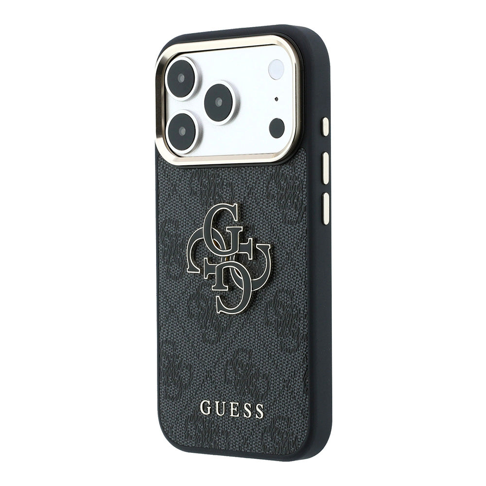 Husă Guess Hardcase 4G Big Resin Logo pentru iPhone 17 Pro Max – negru — imagine 5