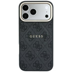 Husă Guess 4G Embossed Classic MagSafe pentru iPhone 17 Pro Max – negru — imagine 2