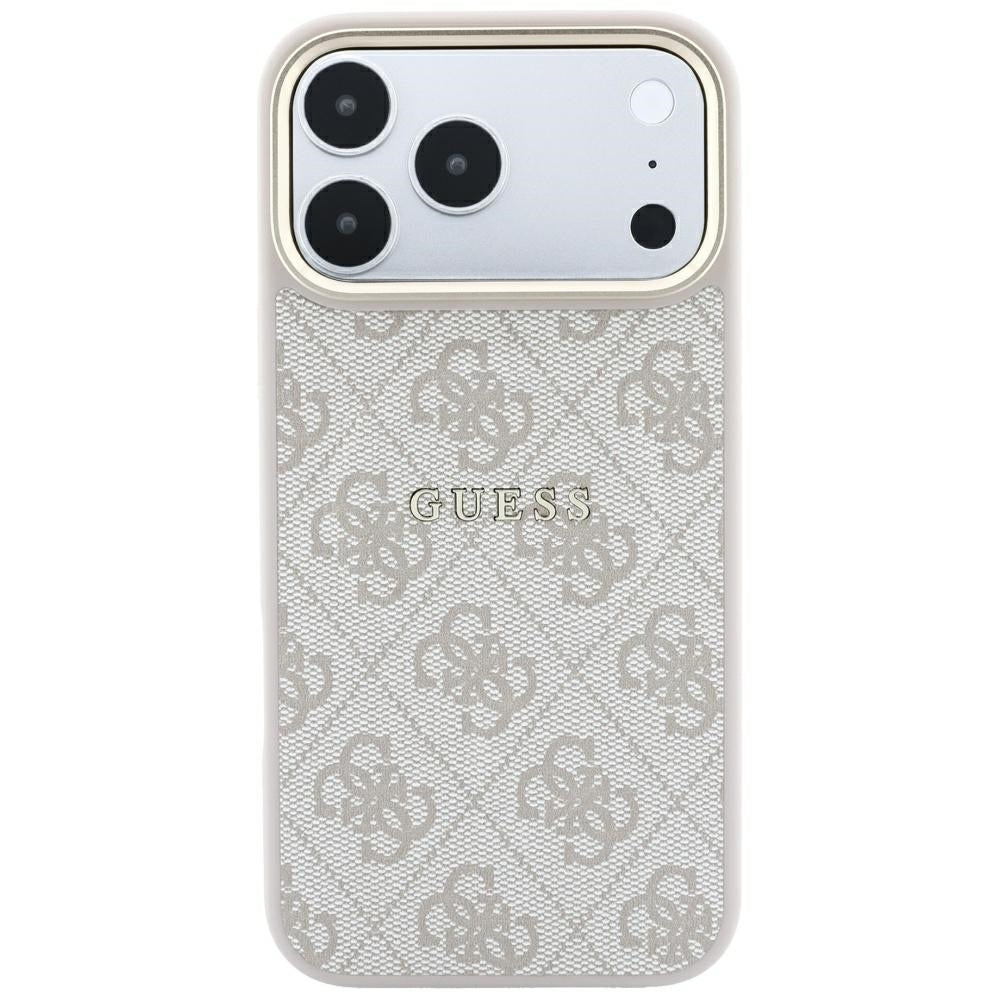 Husă Guess 4G Embossed Classic MagSafe pentru iPhone 17 Pro Max – roz — imagine 2