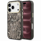 Husă Guess Python Pattern MagSafe pentru iPhone 17 Pro Max – maro (GUHMP18XHIMPYGW) — imagine 1