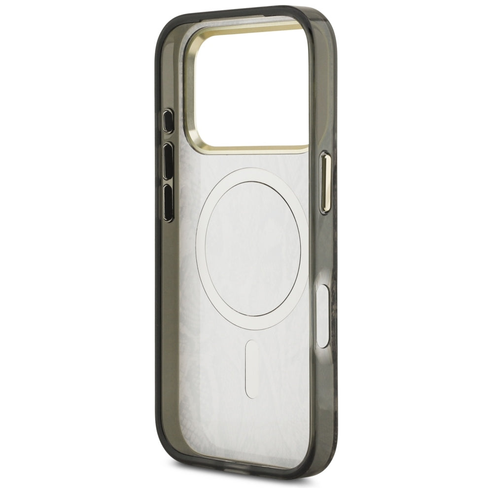 Husă Guess Python Pattern MagSafe pentru iPhone 17 Pro Max – maro (GUHMP18XHIMPYGW) — imagine 6