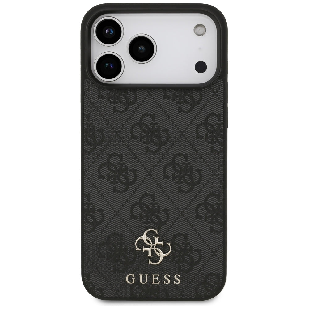 Husă Guess 4G Small and Classic Logo MagSafe pentru iPhone 17 Pro Max – negru (GUHMP18XP4SM4MK) — imagine 3