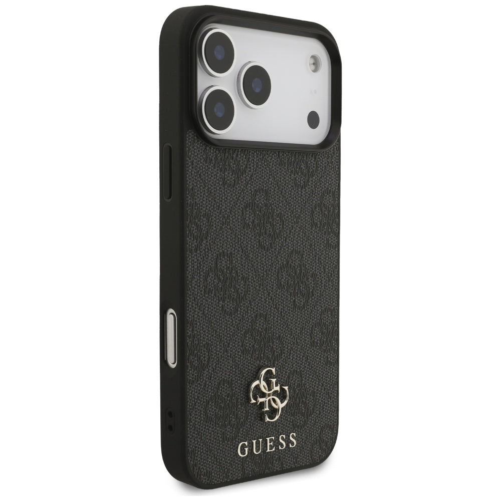 Husă Guess 4G Small and Classic Logo MagSafe pentru iPhone 17 Pro Max – negru (GUHMP18XP4SM4MK) — imagine 4