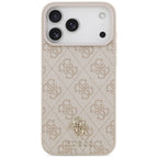 Husă Guess Hardcase 4G Small & Classic MagSafe pentru iPhone 17 Pro Max – roz — imagine 2