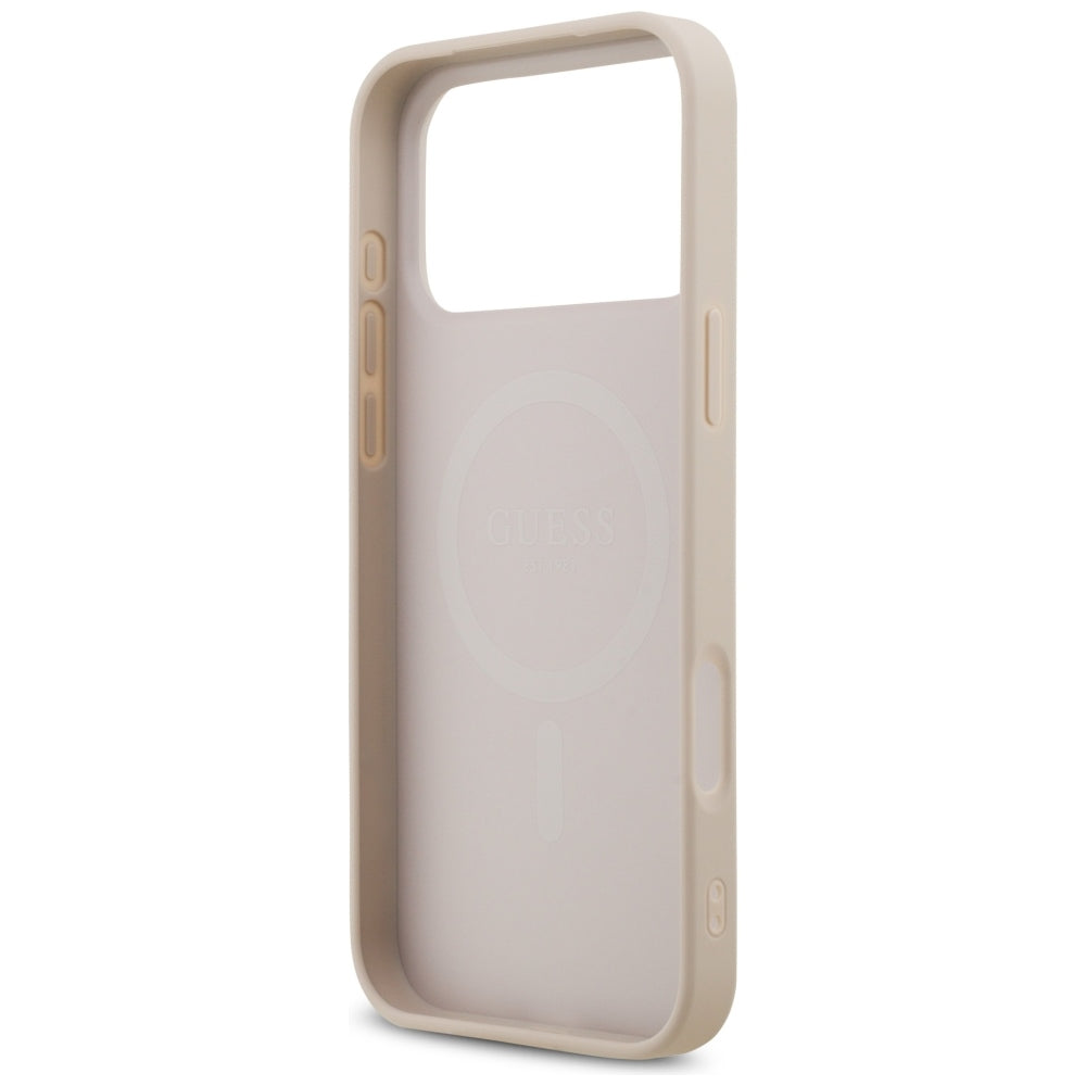 Husă Guess Hardcase 4G Small & Classic MagSafe pentru iPhone 17 Pro Max – roz — imagine 6