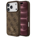Husă Guess Hardcase 4G Small & Classic MagSafe pentru iPhone 17 Pro Max – maro — imagine 1