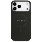 Husă Guess Saffiano MagSafe pentru iPhone 17 Pro Max – negru (GUHMP18XPSAHMCK) — imagine 3