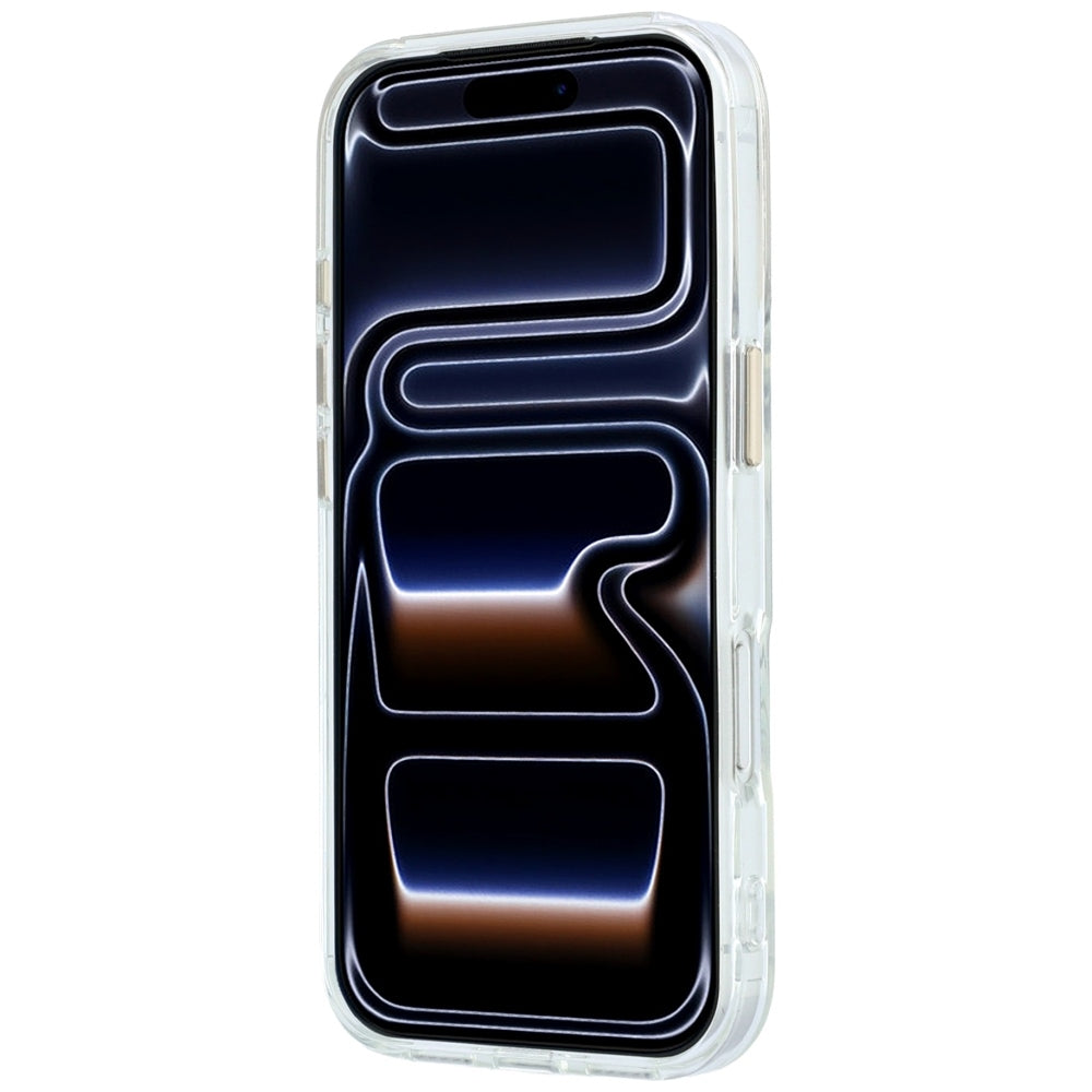 Husă Guess Ring Stand Script Metal Logo MagSafe pentru iPhone 17 Pro Max – transparent — imagine 5