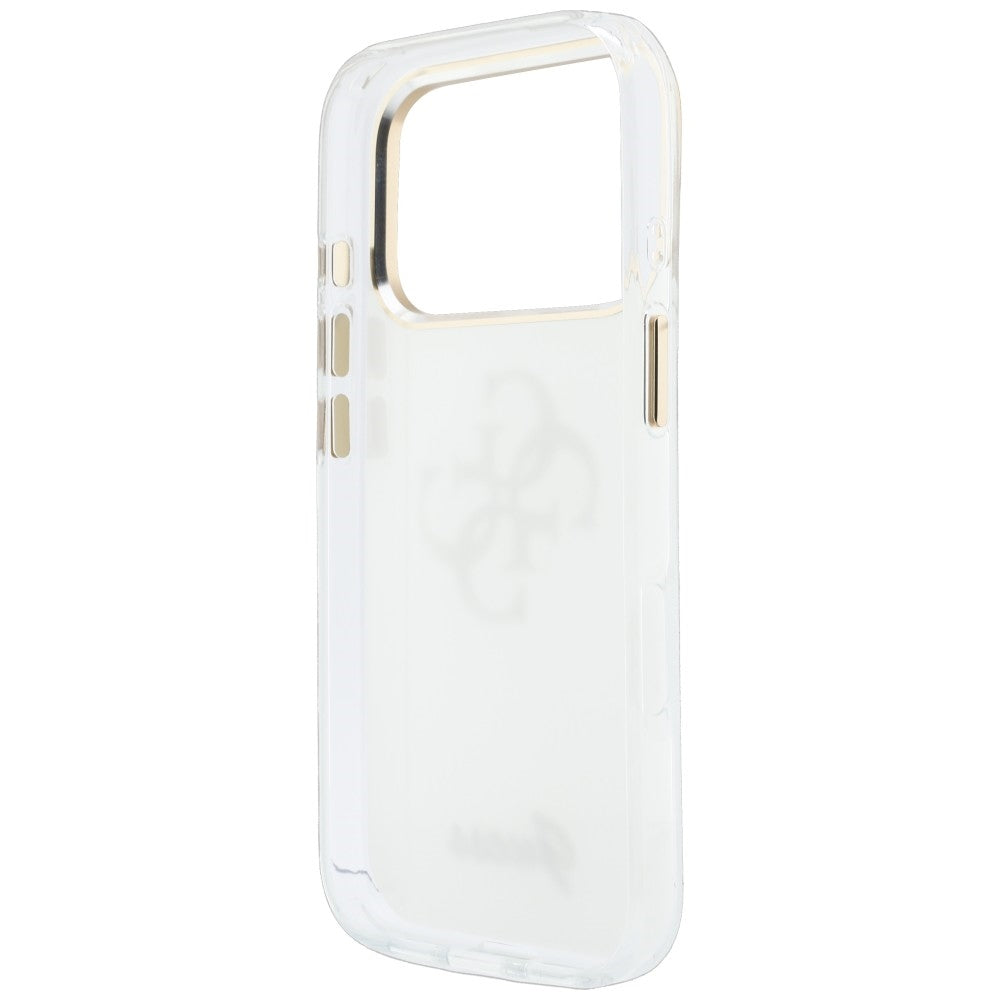 Husă Guess IML 4G Metal Script pentru iPhone 17 Pro Max – alb — imagine 6
