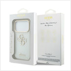 Husă Guess IML 4G Metal Script pentru iPhone 17 Pro Max – alb — imagine 7