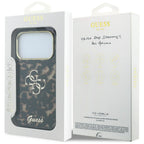 Husă Guess IML 4G Metal Script pentru iPhone 17 Pro Max – tortoise — imagine 7