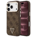 Husă Guess Hardcase 4G Triangle Logo MagSafe pentru iPhone 17 Pro Max – maro (GUHMP18XP4GTDGMW) — imagine 1